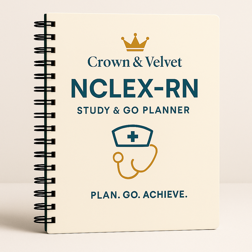 NCLEX-RN Nursing Planner 2025 | Study Guide, Daily Planner,