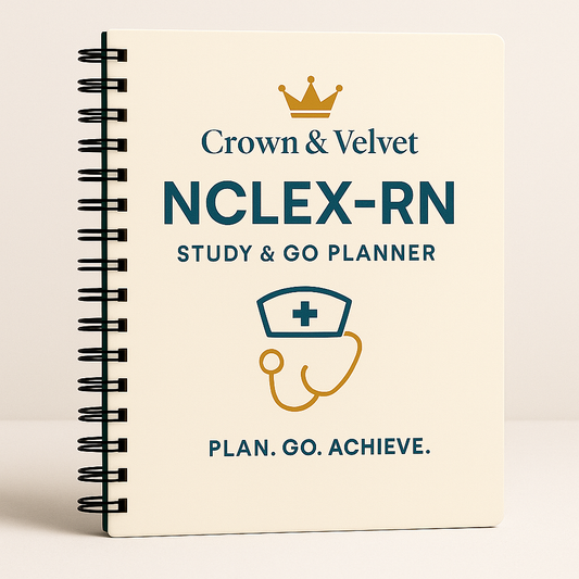 NCLEX-RN Nursing Planner 2025 | Study Guide, Daily Planner,